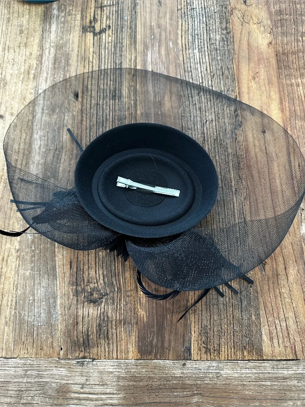 Elegant Black Women's Fascinator Hat